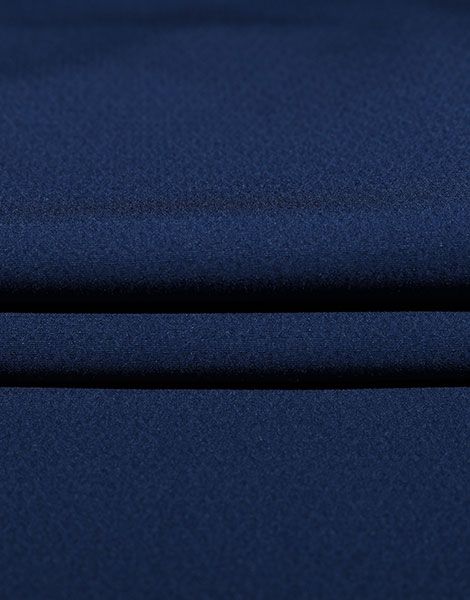 Blue custom Polyester stretch Fabric YSA735