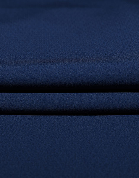 Blue custom Polyester stretch Fabric YSA735