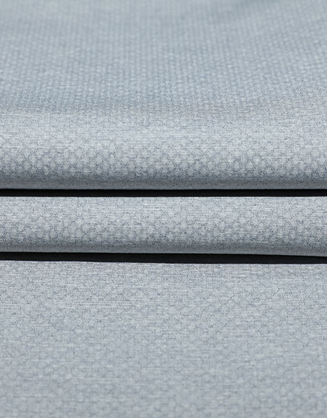 Non-crease Heather effect stretch fabric YSB829A(Cationic honeycomb)